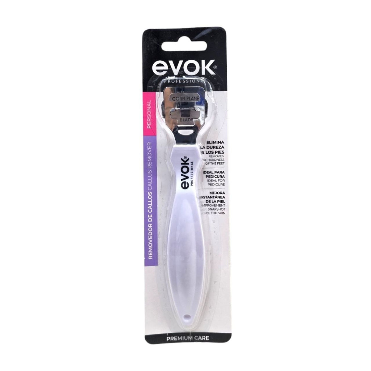 REMOVEDOR DE CALLOS MANUAL PARA PEDICURA PROFESIONAL EVOK