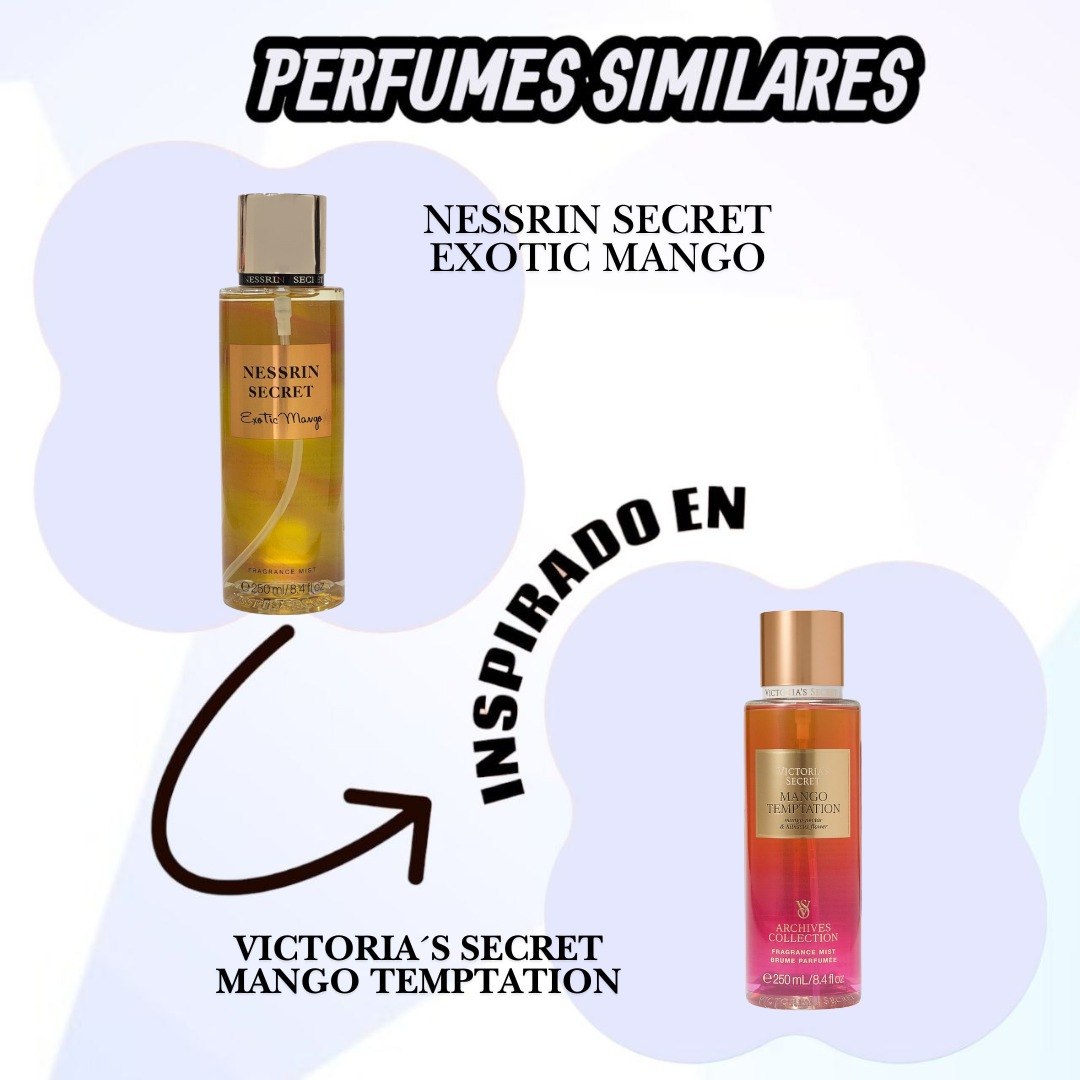 SPLASH NESSRIN SECRET EXOTIC MANGO 250ML (M) (AROMA INSPIRADO EN VICTORIA SECRET MANGO TEMPTATION)
