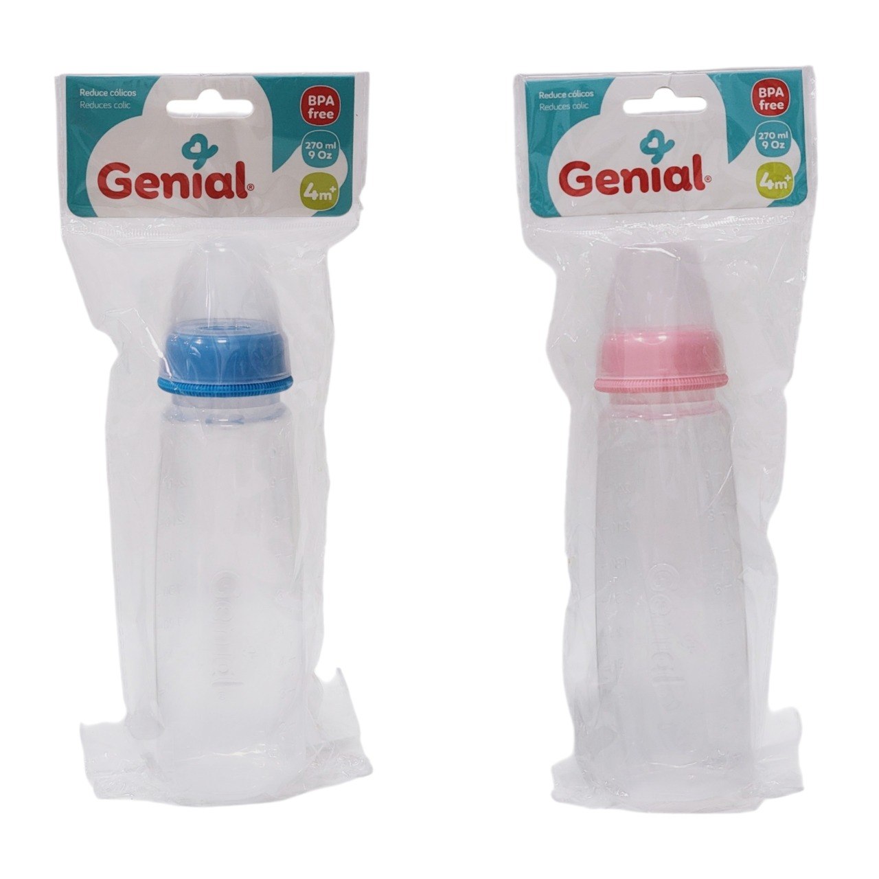 BIBERON DE SEGURIDAD PARA BEBE GENIAL 270ML
