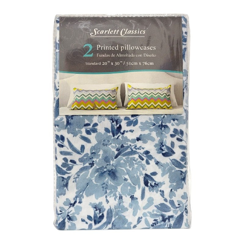 JUEGO DE FUNDAS PARA ALMOHADA TAMAÑO ESTANDAR 2PCS SCARLET CLASSICS 51X76CM