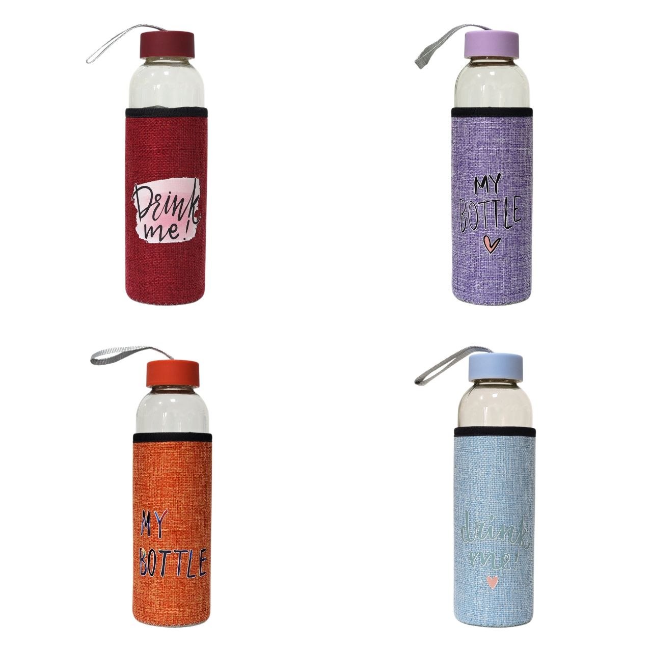 BOTELLA DE VIDRIO CON FUNDA PROTECTORA BENELI HOME