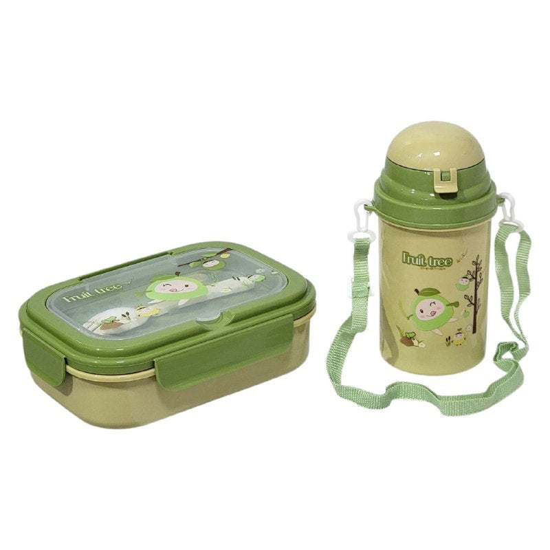 SET DE RECIPIENTE PANA PARA ALIMENTOS INFANTIL CON BOTE Y CUBIERTO BENELI HOME