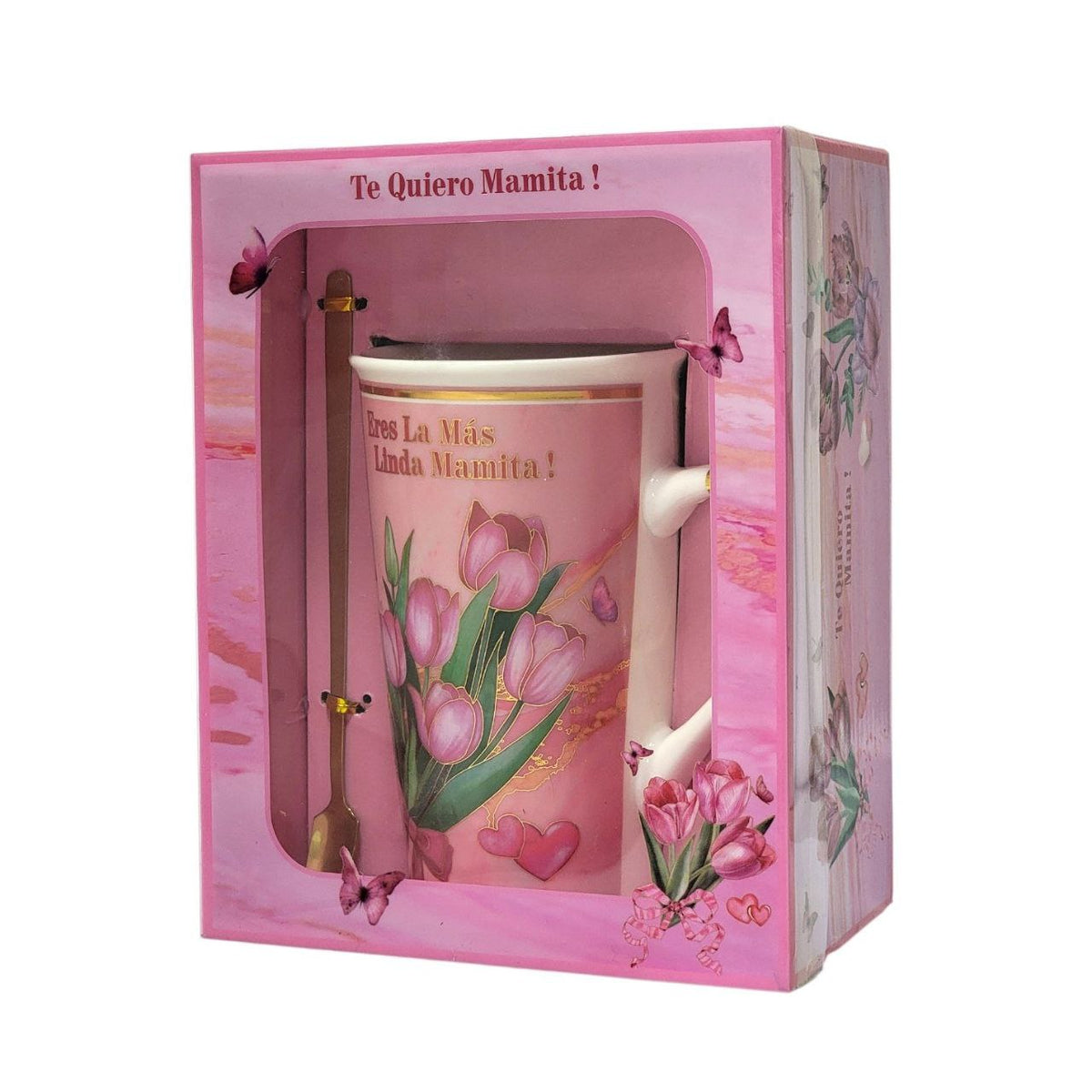 SET DE TAZA DE REGALO PARA MAMÁ CON CUCHARA BENELI HOME