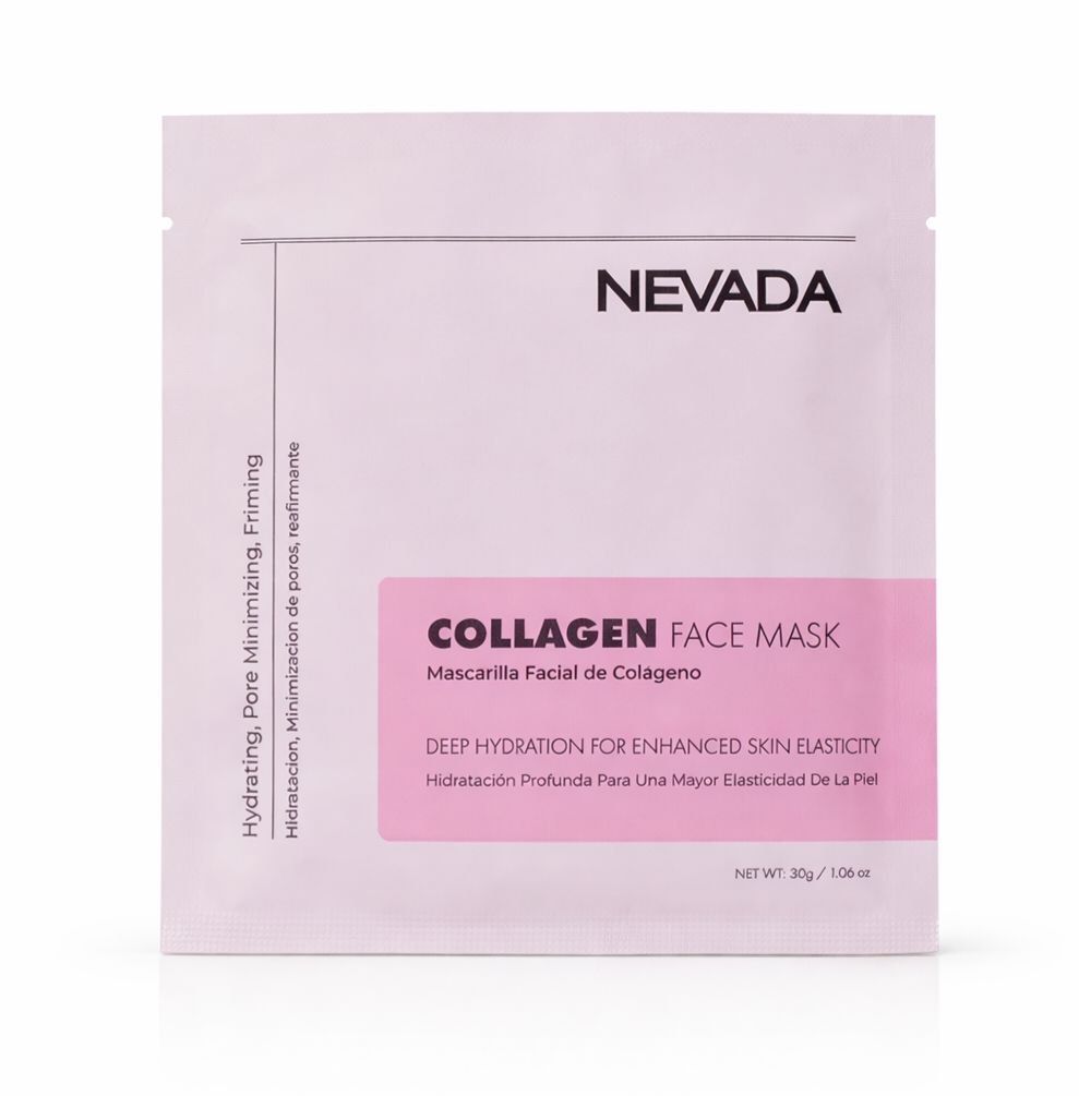 MASCARILLA FACIAL DE TELA HIDRATANTE DE COLAGENO NEVADA 30G