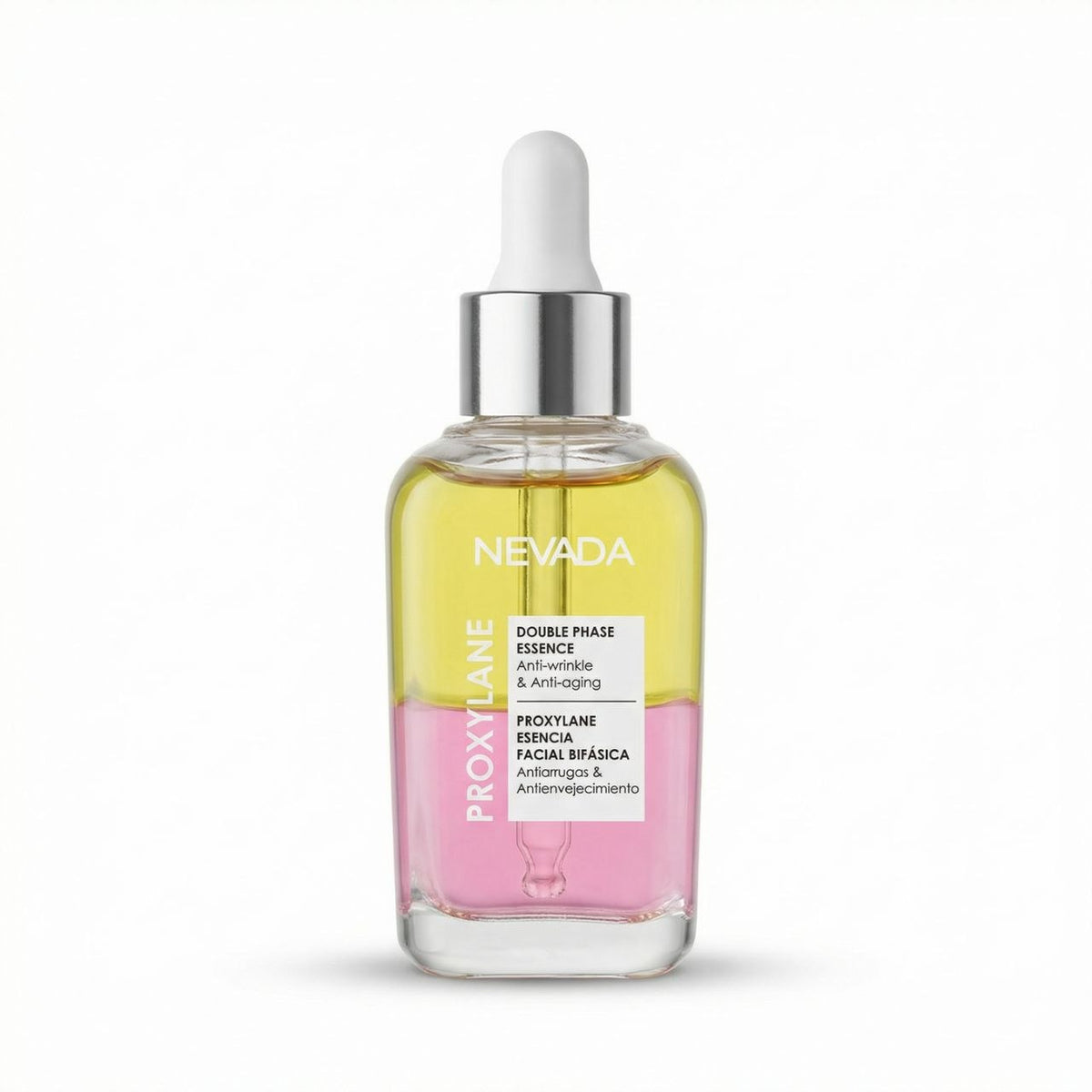 ESENCIA FACIAL BIFASICA ANTIIARRUGAS CON PROXYLANE CENTELLA ASIATICA Y ALOE VERA NEVADA 45ML