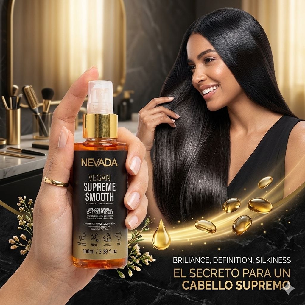 ACEITE PARA EL CABELLO FINALIZADOR Y REPARADOR VEGANO NEVADA 100ML