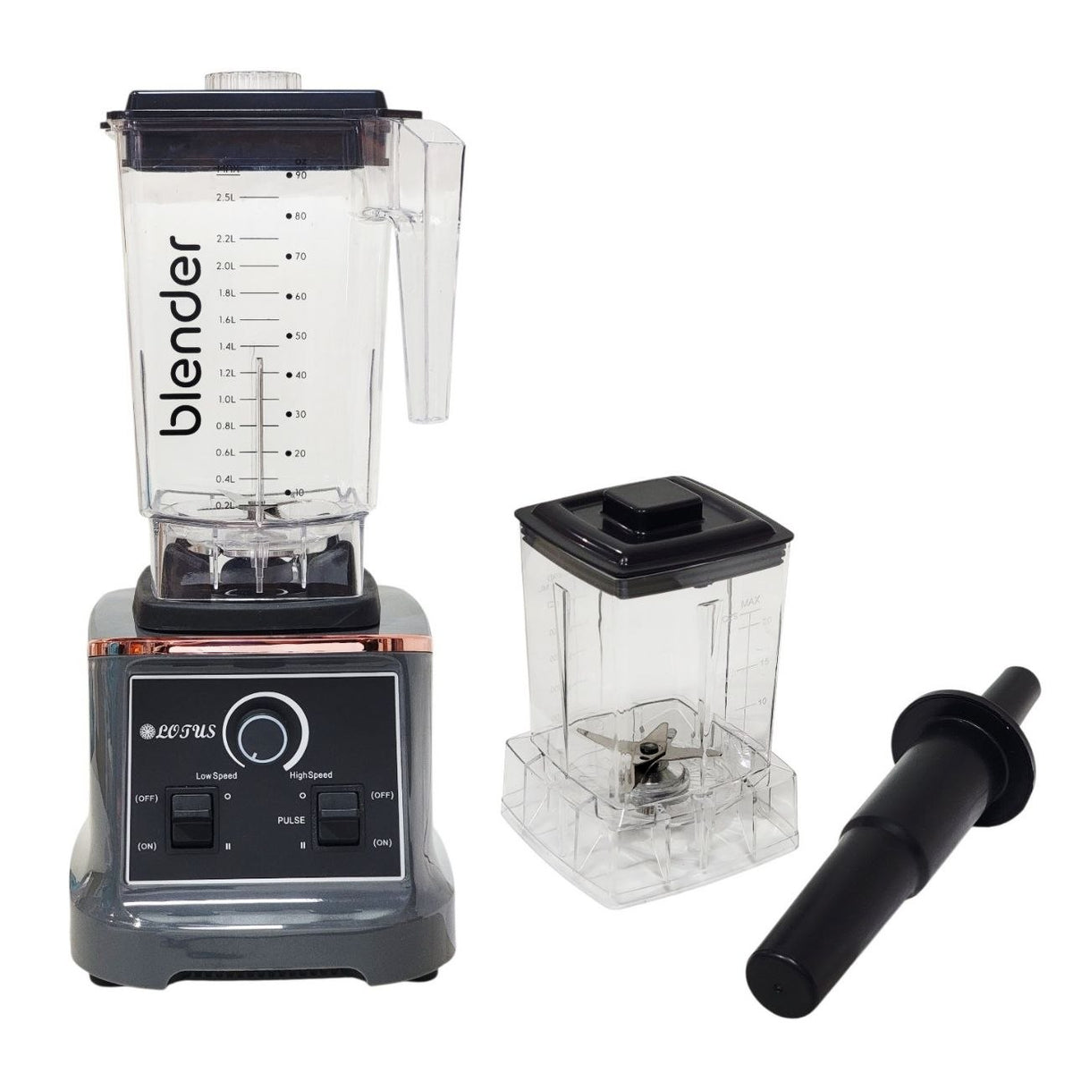 LICUADORA MULTIFUNCIONAL POTENCIO 600W MODELO LT-9884 LOTUS 2.5L