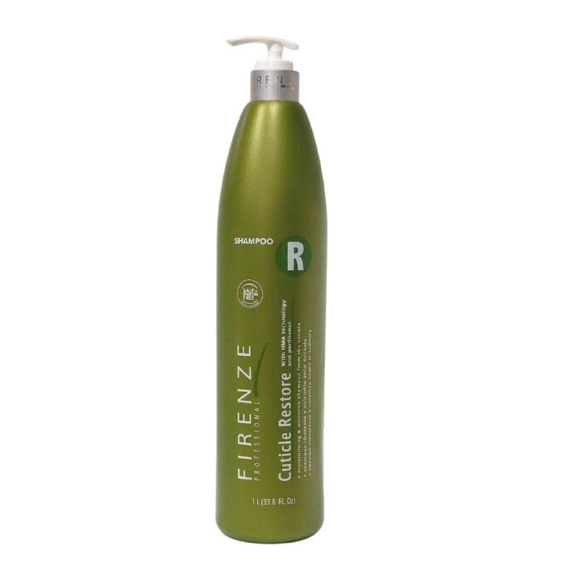 SHAMPOO HIDRATANTE, NUTRITIVO Y REPARADOR DE CUTICULA DEL CABELLO FIRENZE 1L