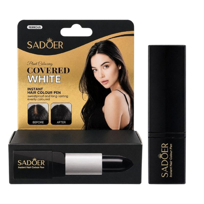 PLUMÓN DE COLORACION VEGETAL PARA CUBRIR CANAS INSTANTANEO SADOER