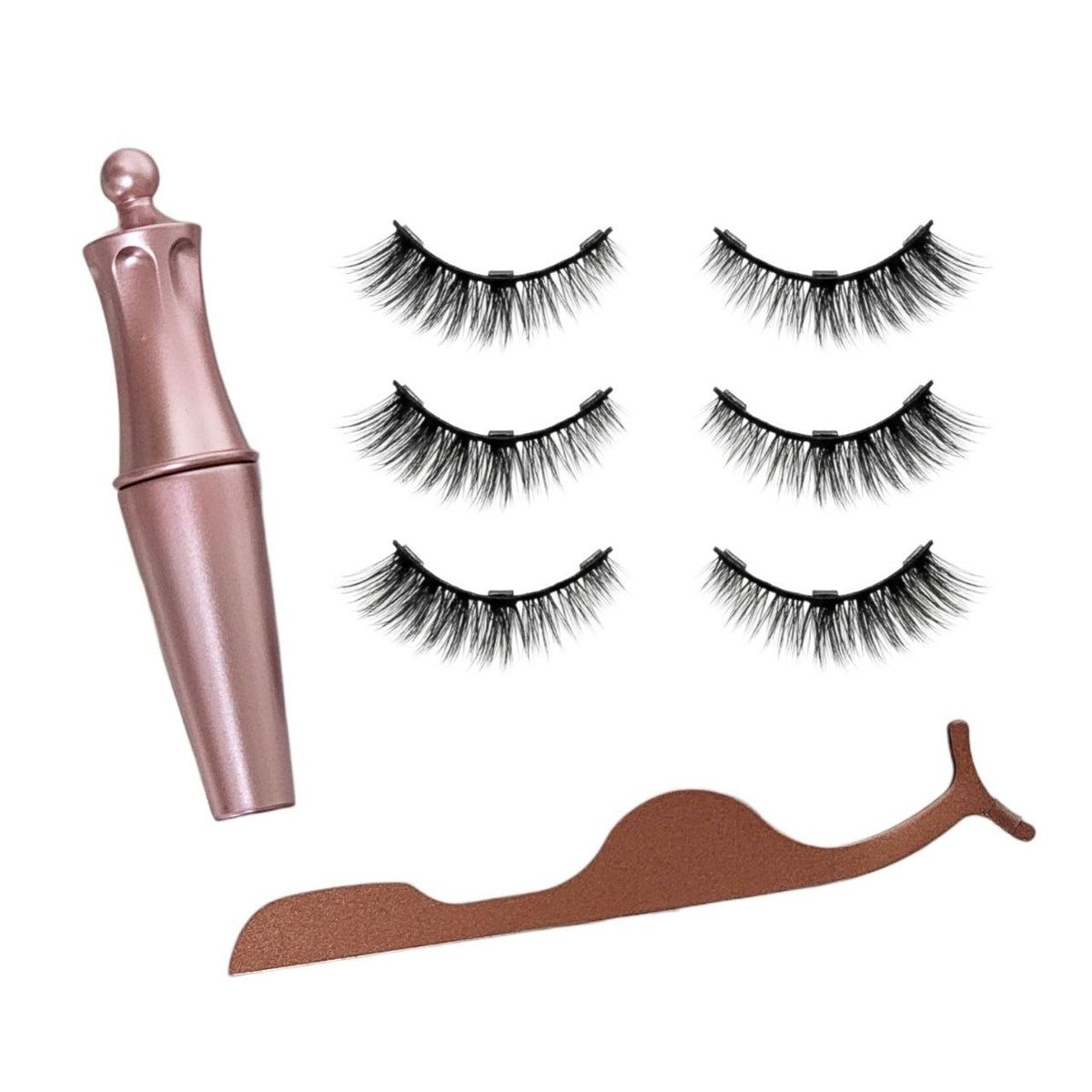 SET DE PESTAÑAS POSTIZAS MAGNETICAS REUTILIZABLES 3PCS STAY BEAUTIFUL