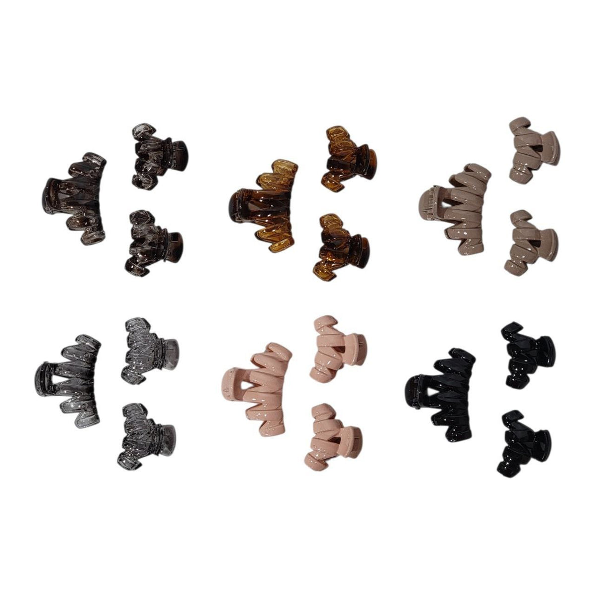 GANCHO PARA EL CABELLO DE AGARRE FIRME 3PCS WAO! 4CM,3CM X 2PCS