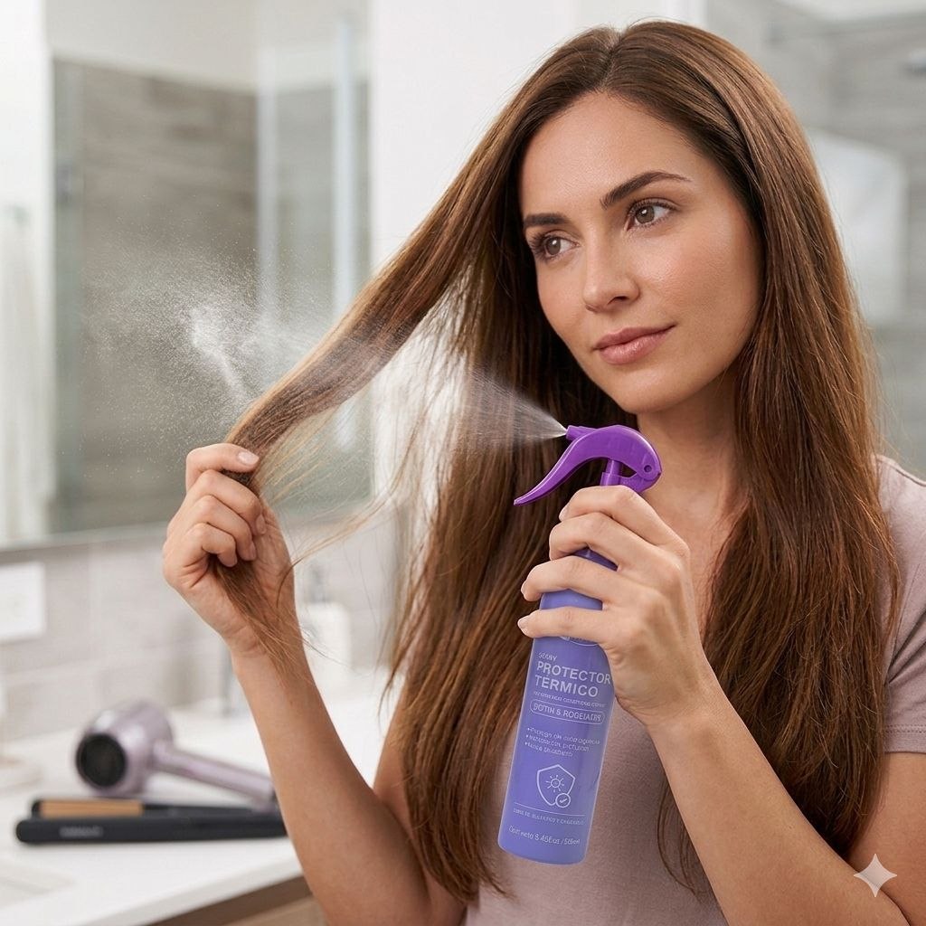 SPRAY PROTECTOR TERMICO PARA EL CABELLO DE BIOTINA Y ROMERO STAY BEAUTIFUL 250ML