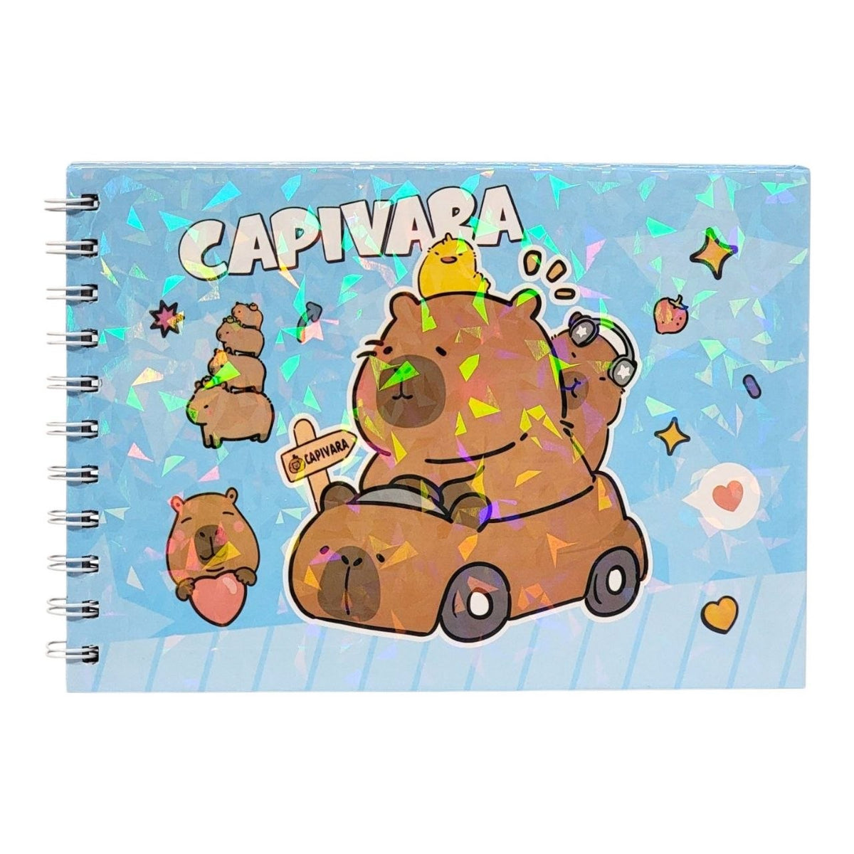 LIBRO PARA COLOREAR DE CAPIBARAS INFANTIL 20.5X15CM