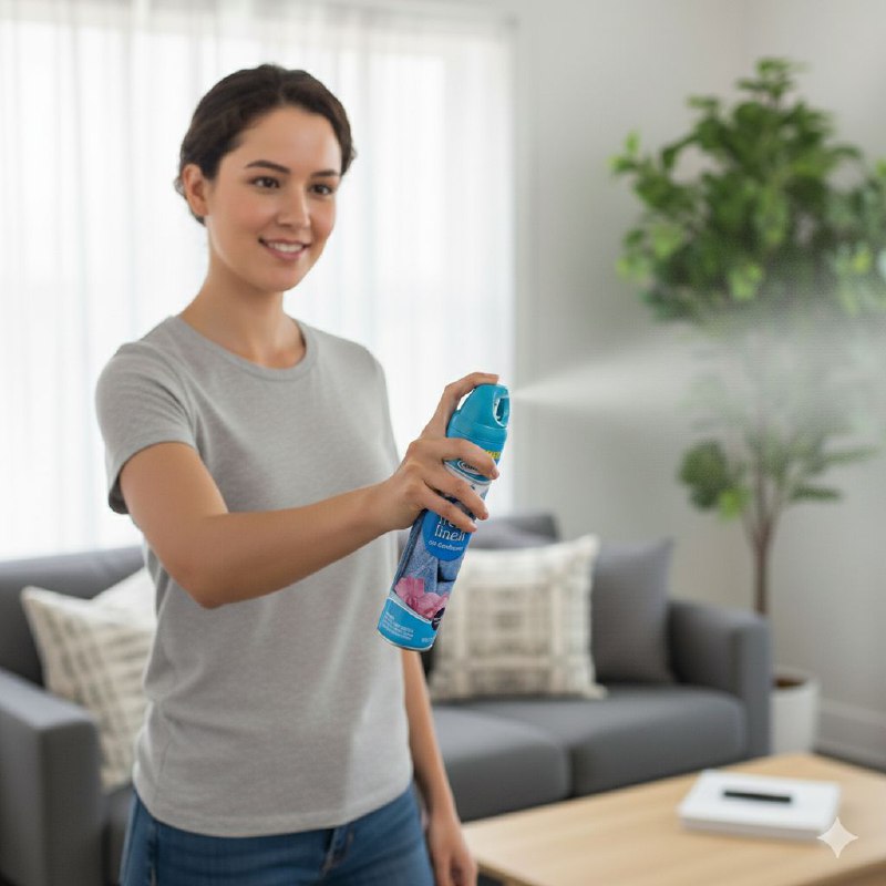 AMBIENTADOR AROMATIZANTE EN SPRAY DE ROPA FRESCA HOMEBRIGHT 283G