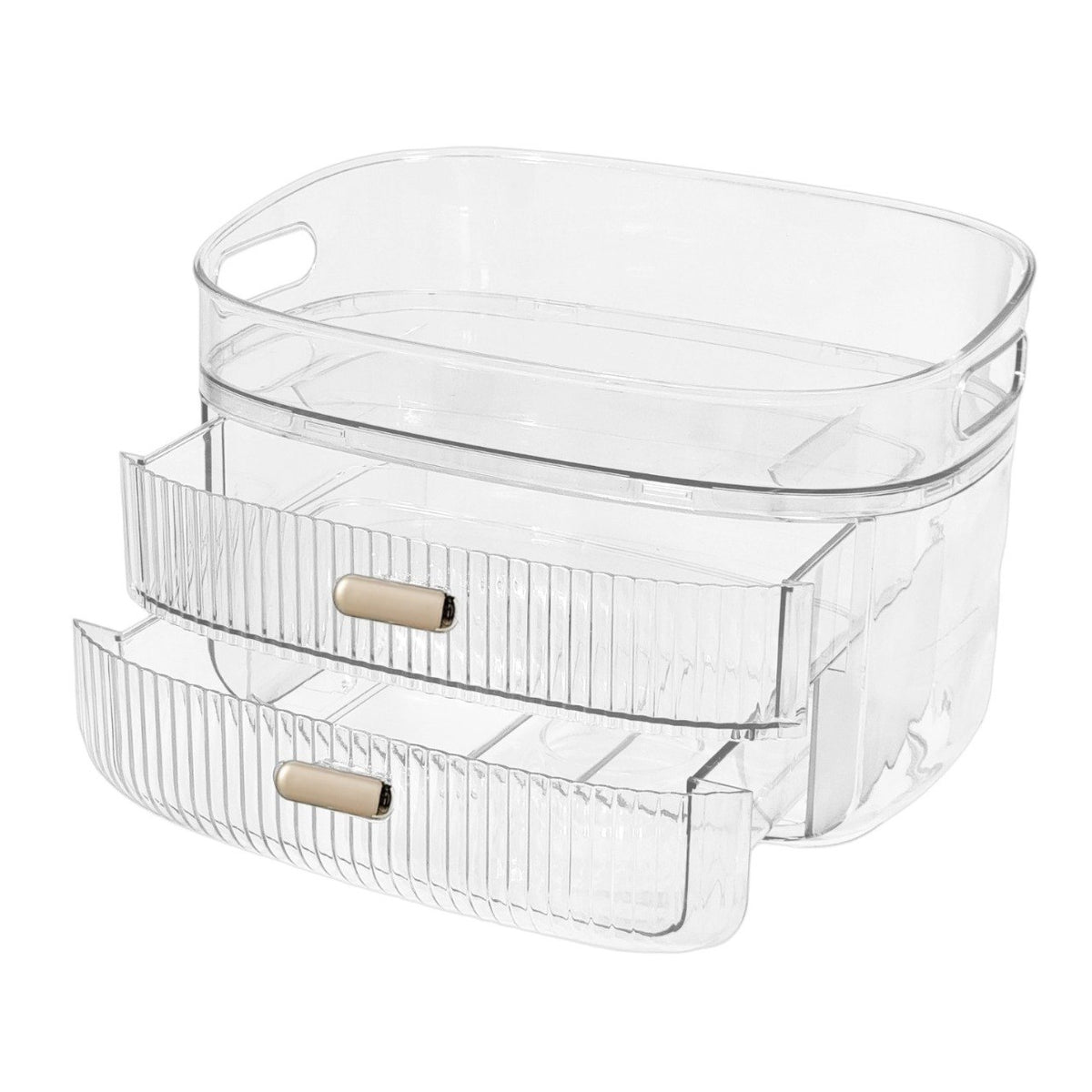 ORGANIZADOR DE MAQUILLAJE Y JOYERIA MULTIUSO DE ACRILICO 32X22X20CM