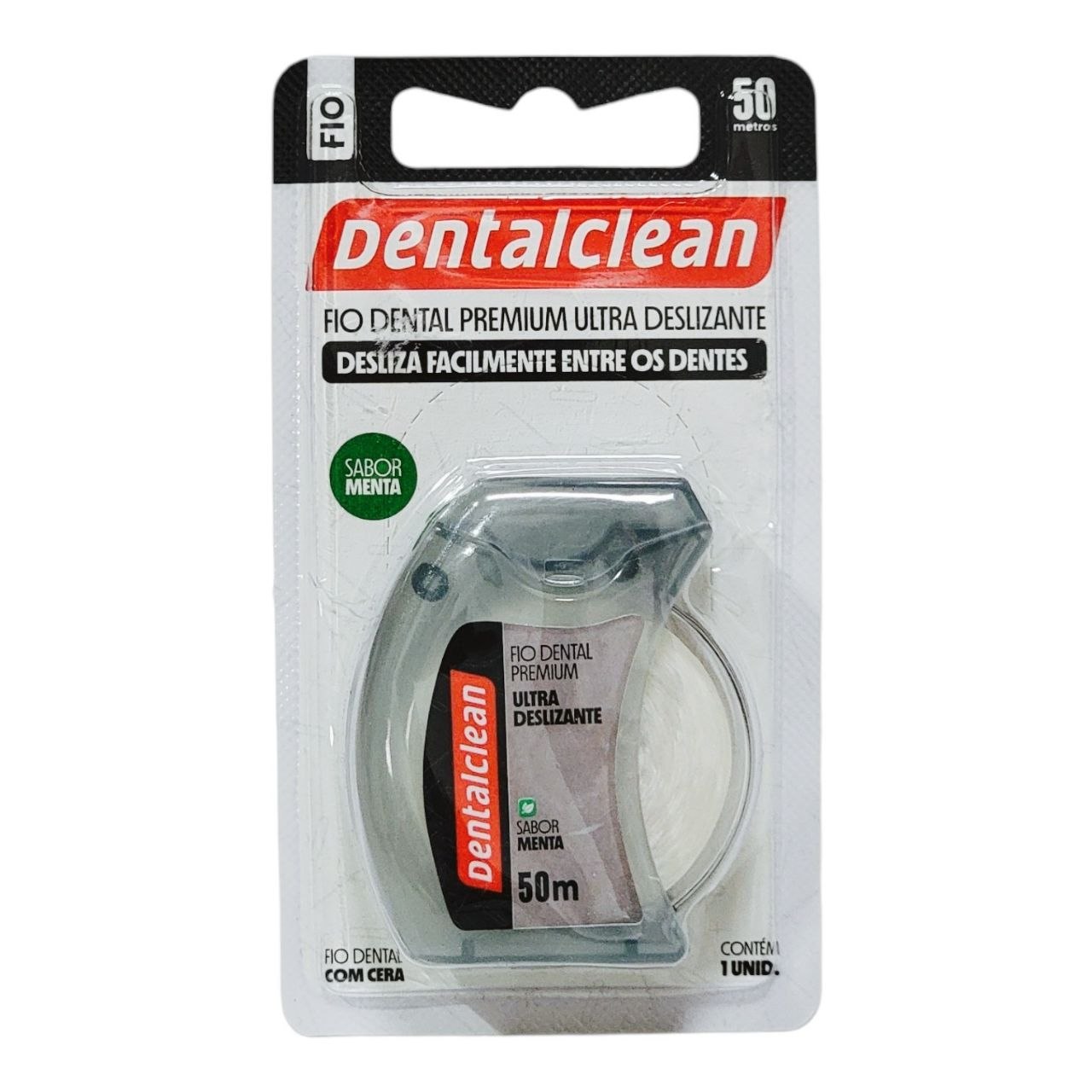 HILO DENTAL ENCERADO DESLIZANTE PREMIUM DENTALCLEAN 50M
