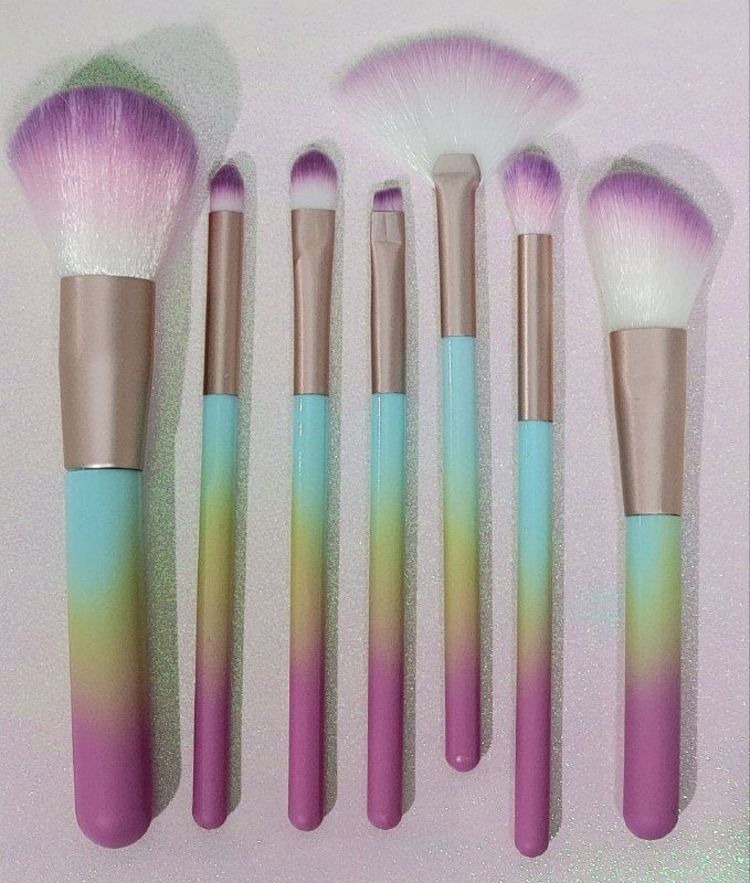SET DE BROCHAS DE MAQUILLAJE PROFESIONALES RUBY FACE SO SWEET 7UND