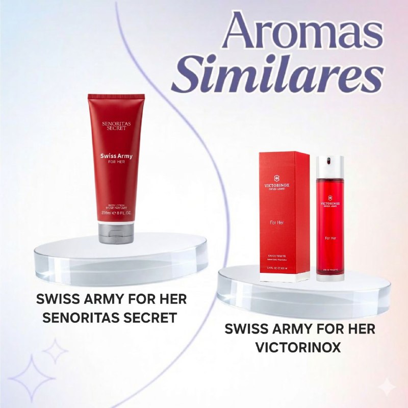 CREMA SWISS ARMY FOR HER SENORITAS SECRET 236ML (M) (AROMA SIMILAR VICTORINOX SWISS ARMY FOR HER)