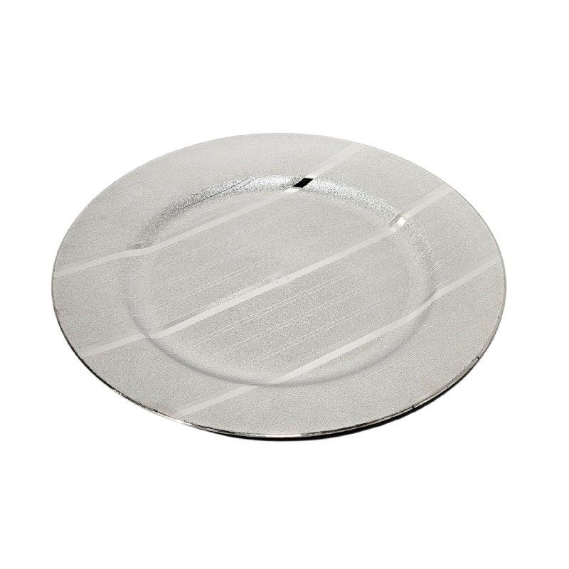 PLATO DE CARGA DECORATIVO NAVIDEÑO ROJIZOS 31X31CM