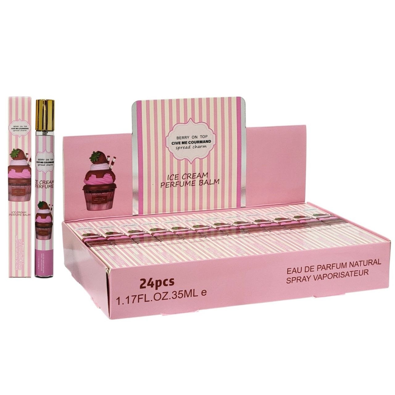 SPREAD CHARM BERRY ON TOP EDP 35ML (M) (AROMA SIMILAR A LATTAFA BERRY ON TOP GIVE ME GOURMAND)