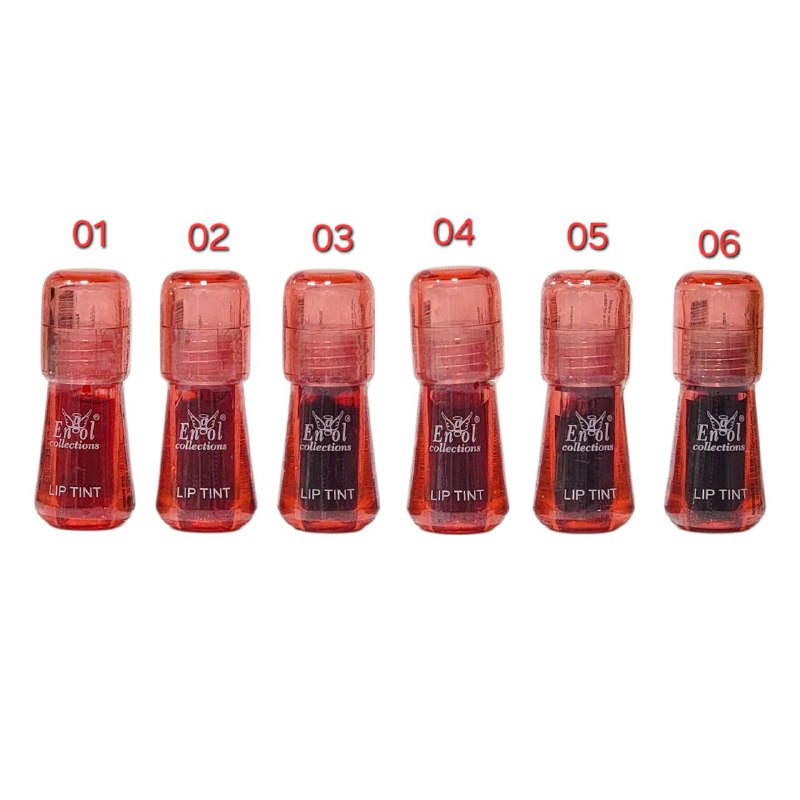 BRILLO LABIAL TINTA PARA LABIOS Y MEJILLAS, DAN UN TOQUE DE COLOR EXTRA A TU TONO NATURAL, LARGA DURACION ENGOL COLLECTIONS 6 TONOS 4.5ML