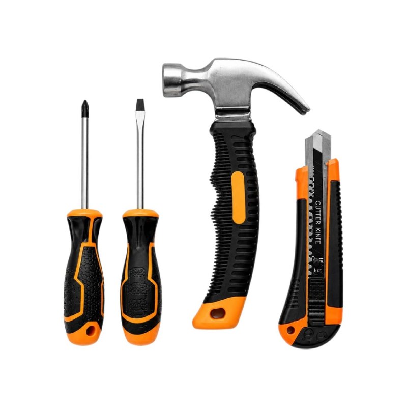 HERRAMIENTAS EN SET BASICAS PARA EL HOGAR DE ALTA CALIDAD KAISHENG YOUPIN 4PCS
