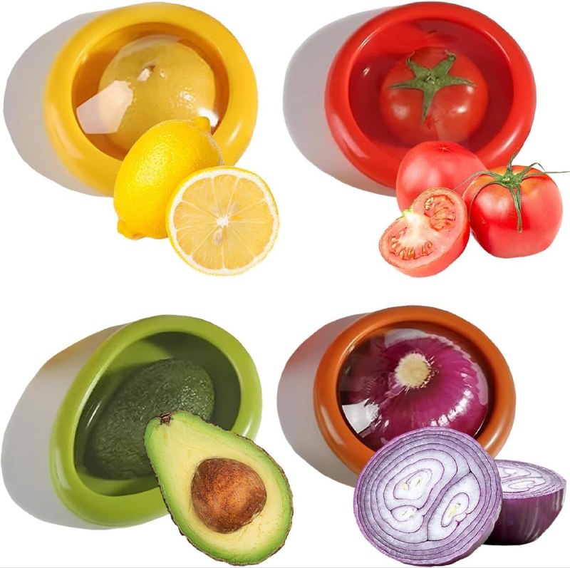 SET DE RECIPIENTES DE ALMACENAMIENTO Y CONSERVACION DE ALIMENTOS FRUTAS Y VERDURAS FRESH STRETCH