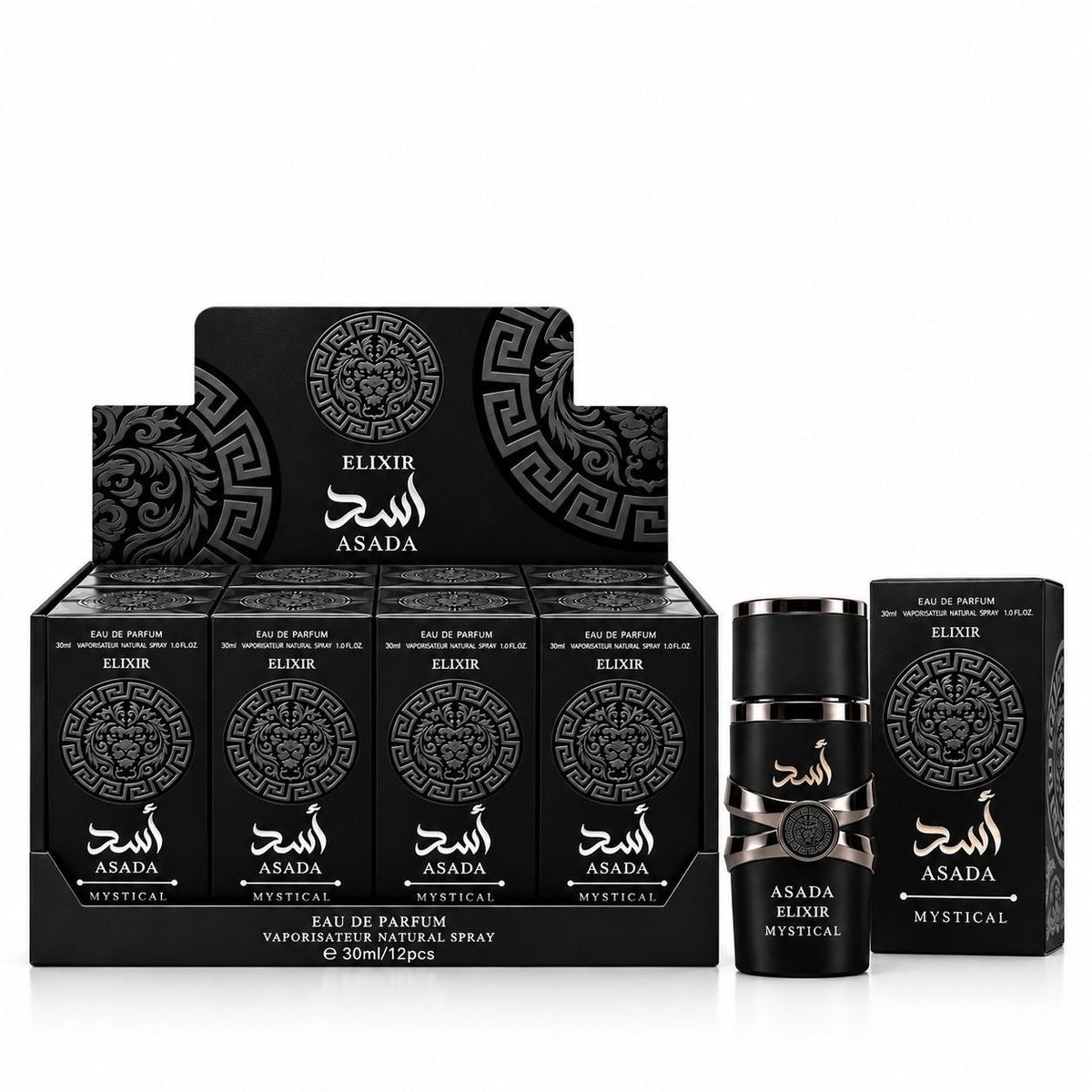 PERFUME ECONÓMICO ASAD ELIXIR MYSTICAL EDP 30ML (H)