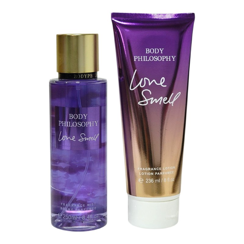 SET BODY PHILOSOPHY SPLASH Y CREMA LOVE SMELL (M) (AROMA SIMILAR A VICTORIAS SECRET LOVE SPELL)
