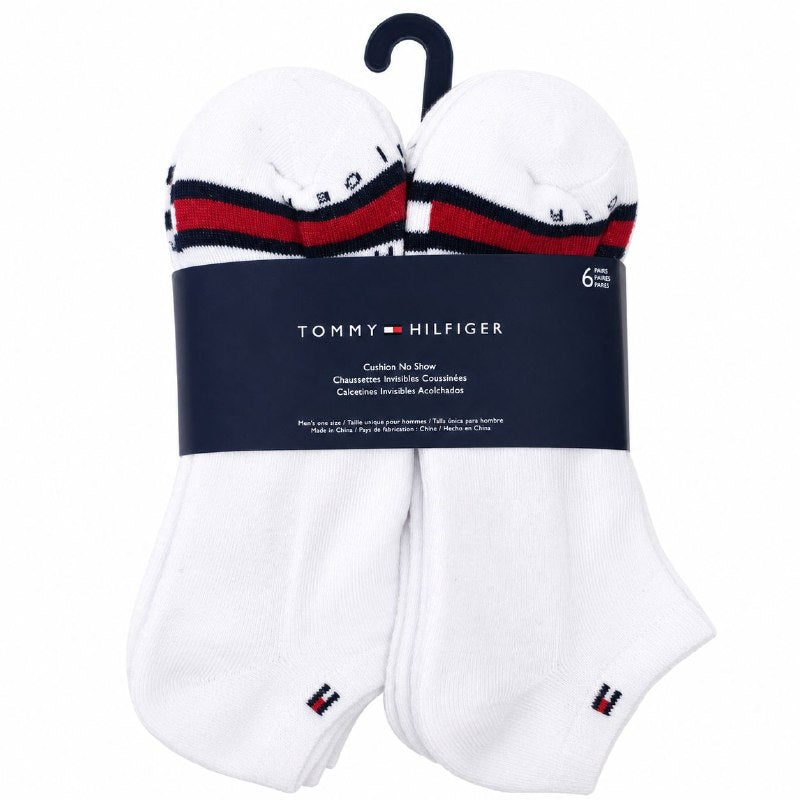 CALCETA TOBILLERA TOMMY HILFIGER PARA HOMBRE 6 PARES TALLA ÚNICA