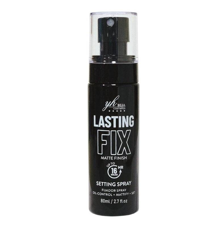 SPRAY FIJADOR DE MAQUILLAJE ALTA DURACION CONTROL DE GRASA YH BEJA COSMETICS 80ML