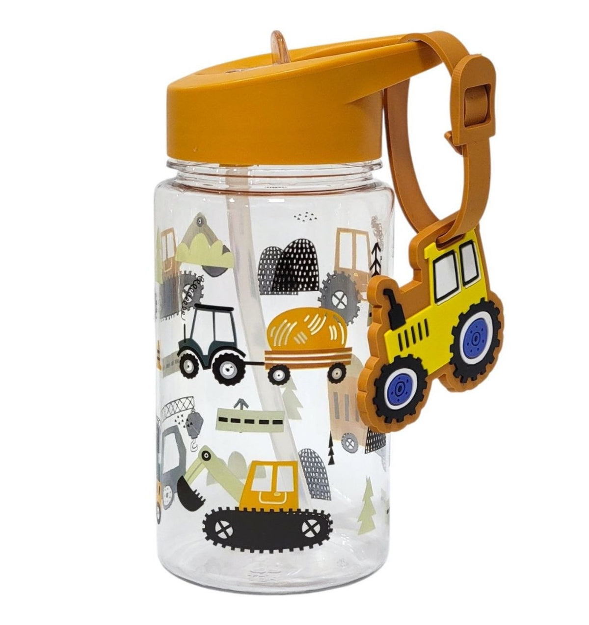 BOTE DE AGUA CON DISEÑO INFANTIL CAMION LIFE ART