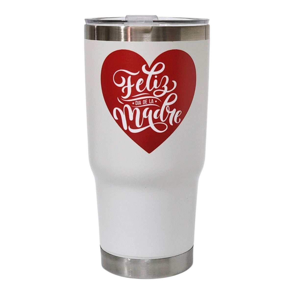 TERMO DE REGALO PARA DIA DE LA MADRE COLOR BLANCO LIFE ART 600ML