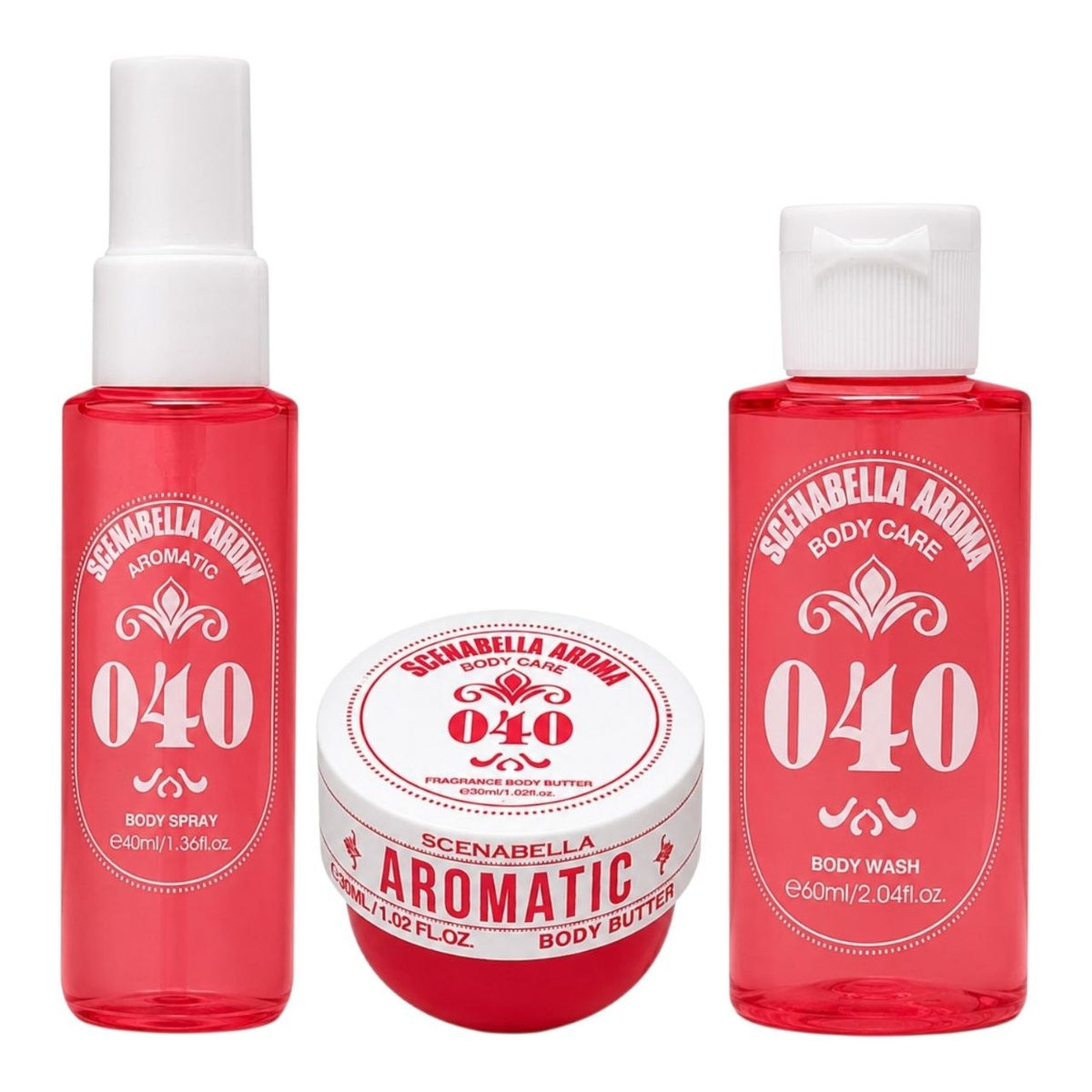 SET SCENABELLA AROMATIC JOURNEY 040 BODY SPRAY 40ML CREMA CORPORAL 30ML GEL DE DUCHA 60ML (M) (AROMA SIMILAR A SOL DE JANEIRO CHEIROSA 40)