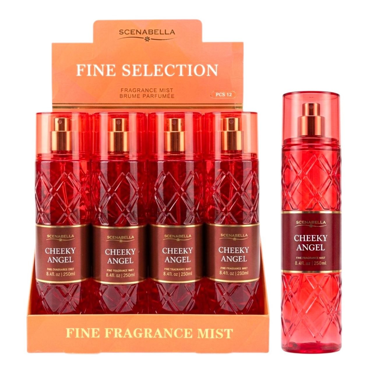 SPLASH SCENABELLA CHEEKY ANGEL 250ML (M) (AROMA SIMILAR A BATH & BODY WORKS YOU'RE CHEEKY)