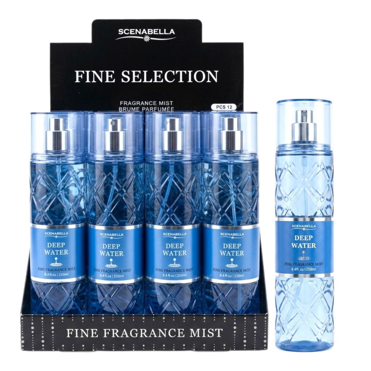 SPLASH SCENABELLA DEEP WATER 250ML (M) (AROMA SIMILAR A BATH & BODY WORKS AQUA HOUR)