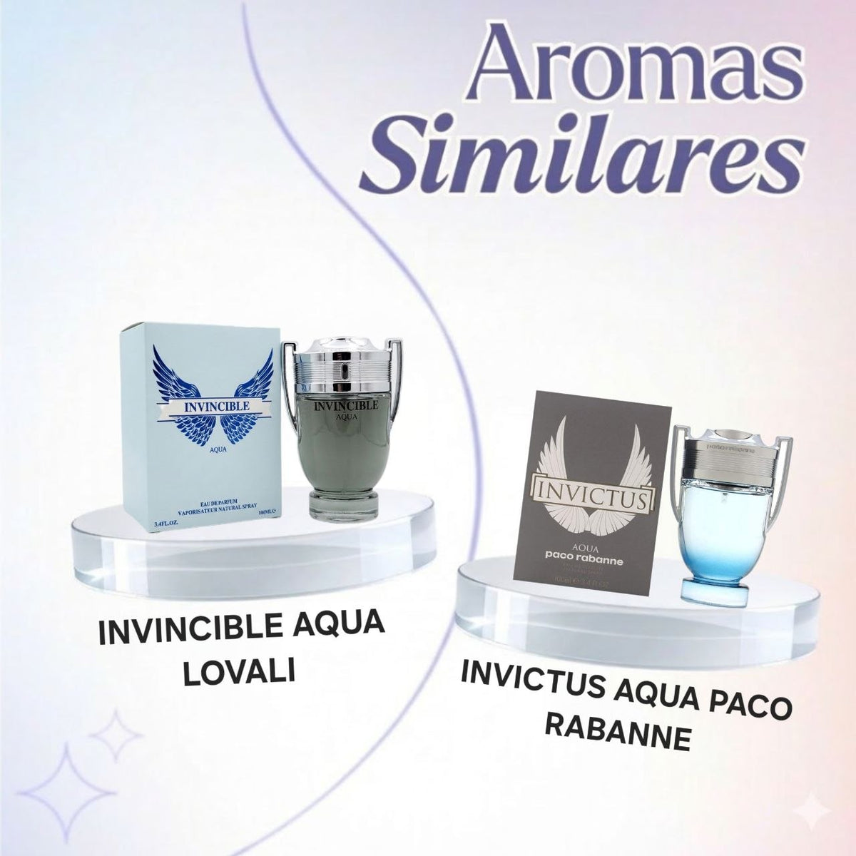 LOVALI INVINCIBLE AQUA EDP 100ML (H) (AROMA SIMILAR A PACO RABANNE INVICTUS AQUA)