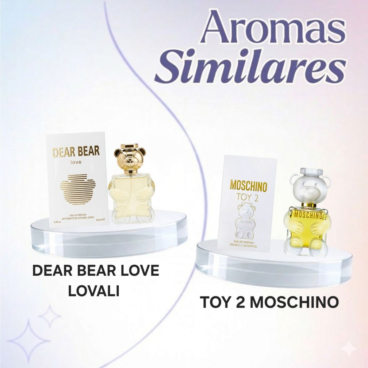 LOVALI DEAR BEAR LOVE EDP 100ML (M) (AROMA SIMILAR A TOY 2 MOSCHINO)