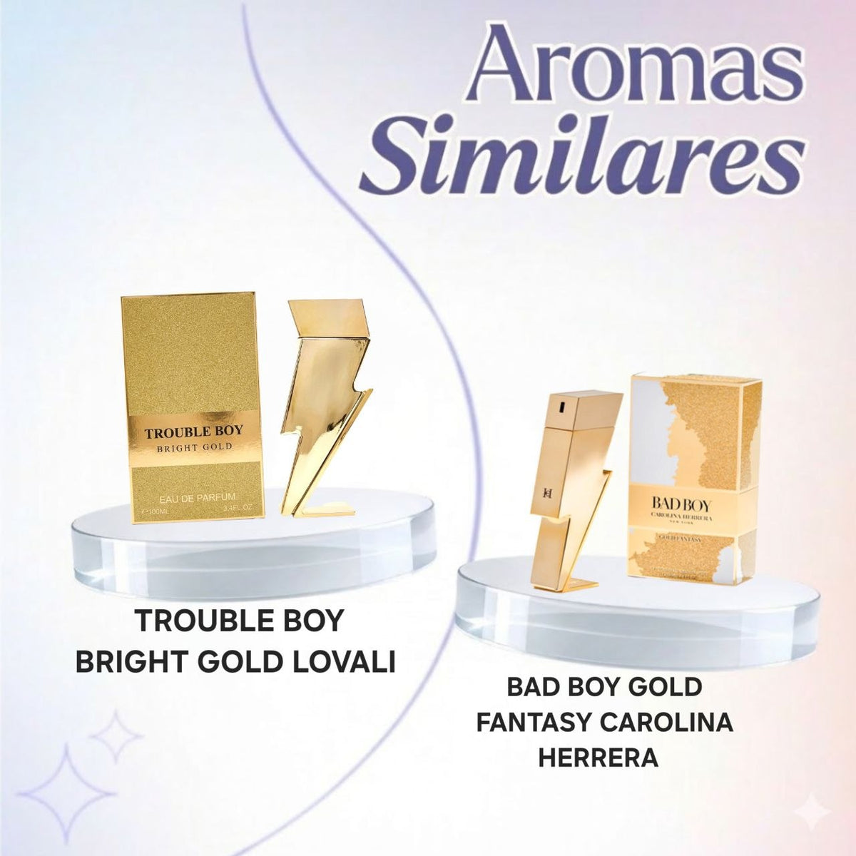 LOVALI TROUBLE BOY BRIGHT GOLD EDP 100ML (H) (AROMA SIMILAR CAROLINA HERRERA BAD BOY GOLD FANTASY)