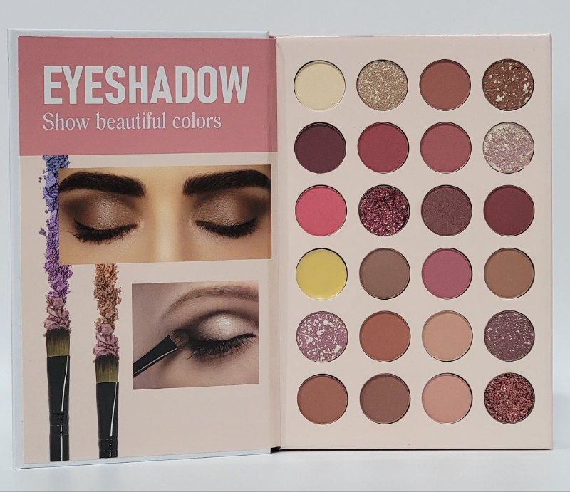 SOMBRA DE OJOS EN PALETA, LIBRO DE MAQUILLAJE SOMBRA DE OJOS, RESALTADOR, BLUSH, POLVO, CORRECTOR CEJAS MOC ALLURE COSMETICS MAKEUP 60G