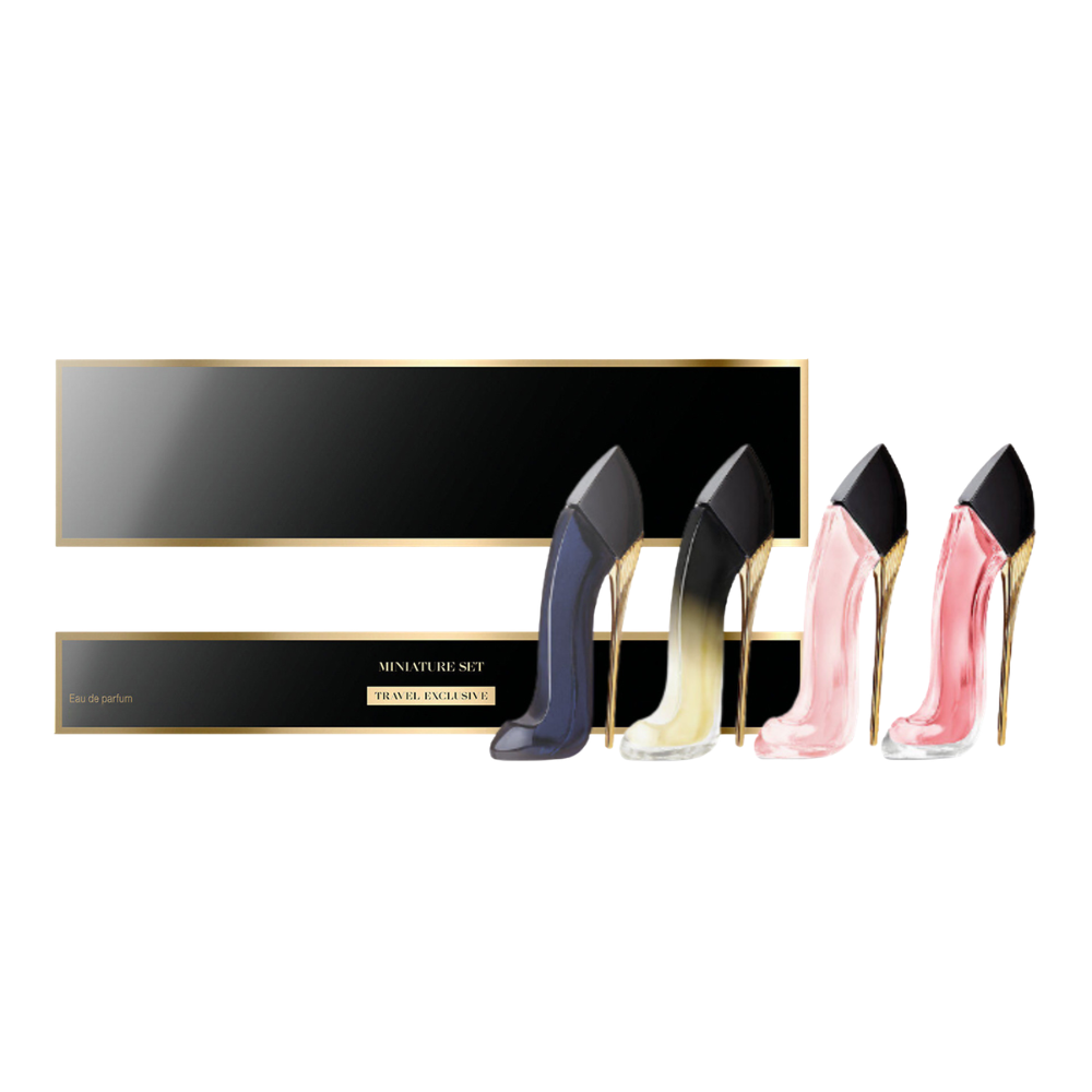 SET MINI CAROLINA HERRERA GOOD GIRL EDP 7ML JASMINE ABSOLUTE EDP 7ML GOOD GIRL BLUSH 7ML VERY GOOD GIRL 7ML (M)