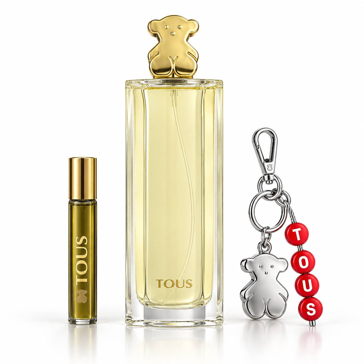 TOUS GOLD FOR WOMEN EDP 90ML EDP 10ML LLAVERO (M)