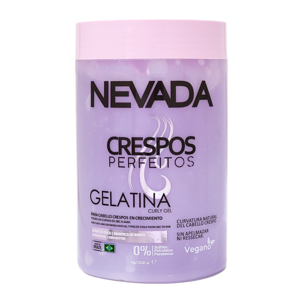 GEL ESTILIZADOR PARA EL CABELLO CRESPO Y RIZADO NEVADA 1KG