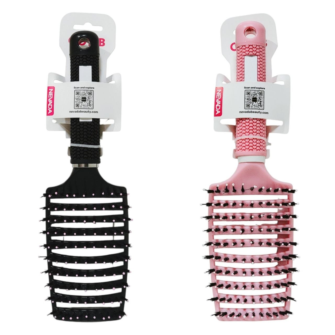 CEPILLO PARA EL CABELLO VENTILADO CURVO NEVADA