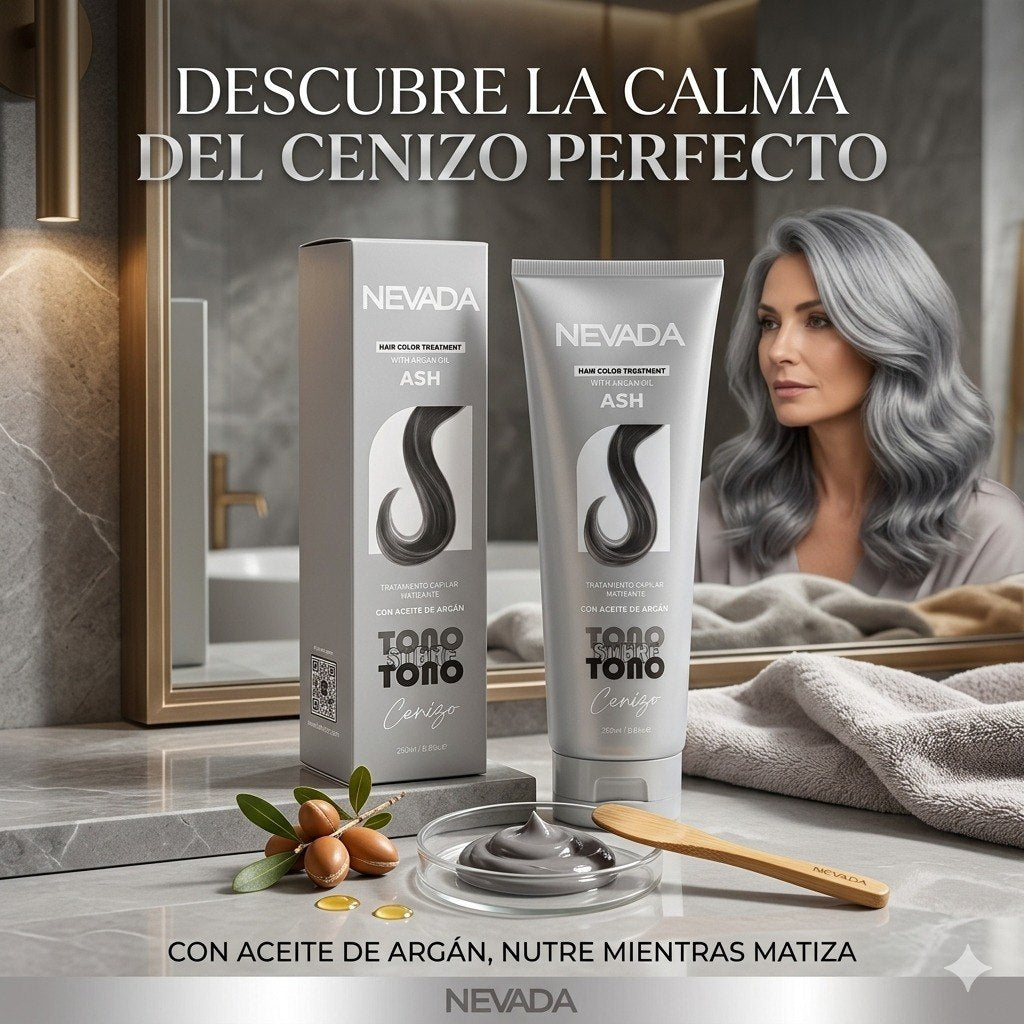 MASCARILLA PARA EL CABELLO MATIZANTE CON ACEITE DE ARGAN NEVADA 260ML
