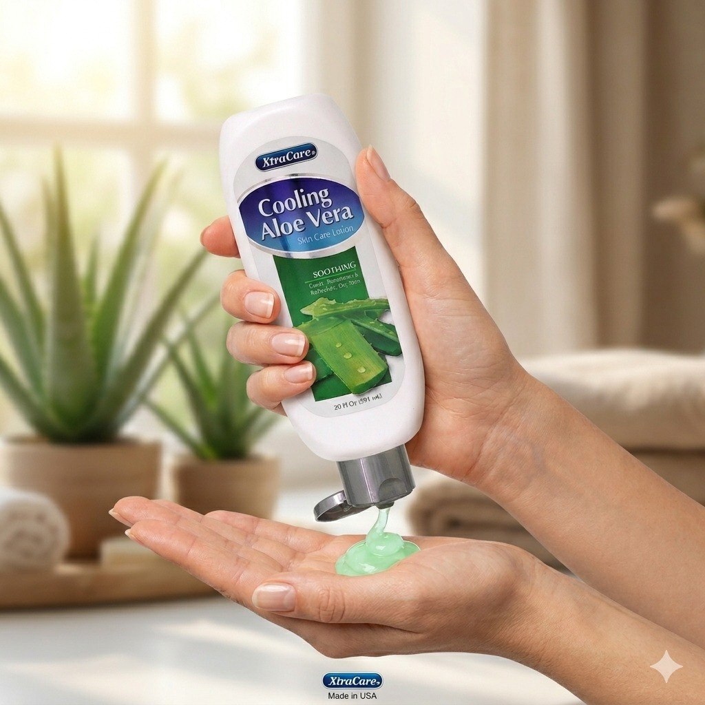 CREMA CORPORAL CALMANTE Y REFRESCANTE CON ALOE VERA XTRACARE 591ML
