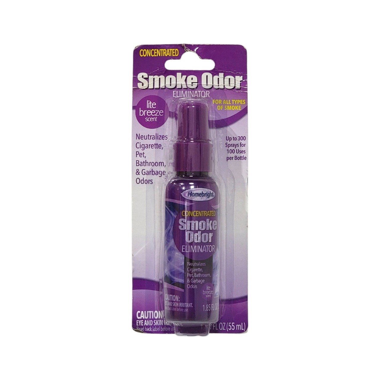SPRAY ELIMINADOR DE OLORES DE HUMO CONCENTRADO AROMA A BRISA LIGERA 55ML
