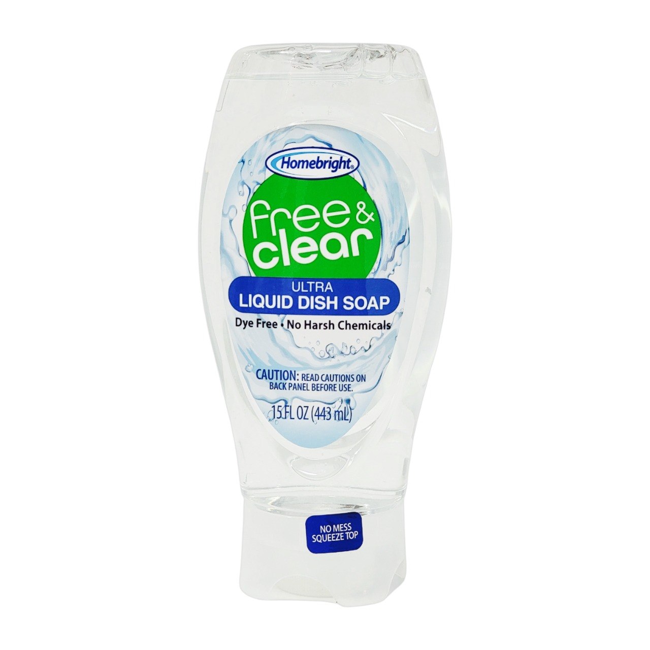 JABON LIQUIDO PARA LAVAR PLATOS HIPOALERGENICO HOMEBRIGHT 443ML