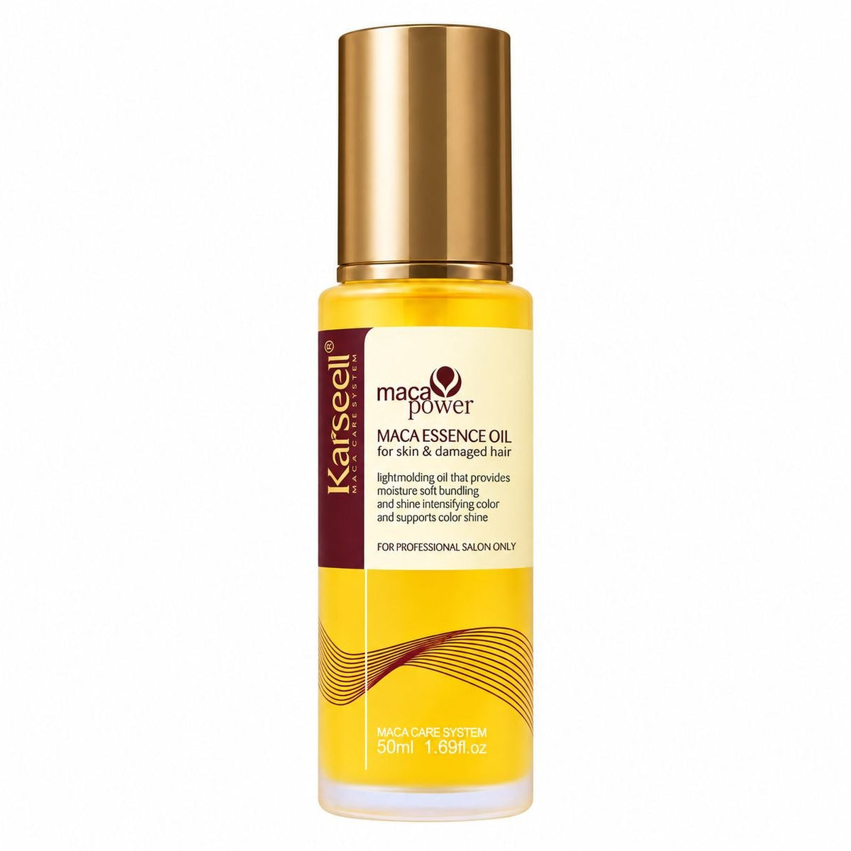 ACEITE PARA EL CABELLO RECONSTRUCTOR Y REVITALIZANTE DE ESENCIA DE MACA KARSEELL 50ML