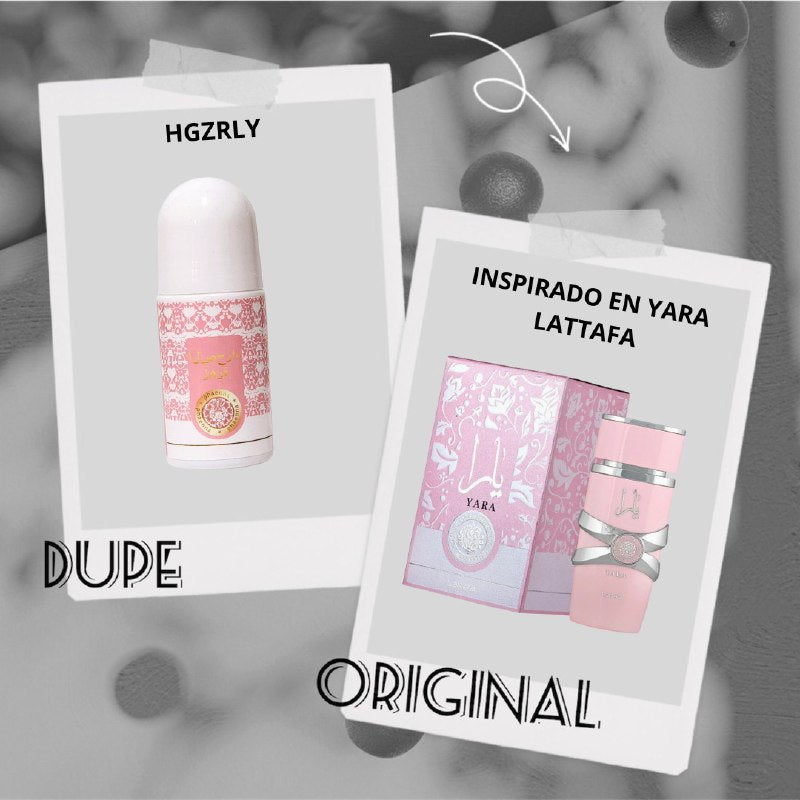 DESODORANTE PERFUMADO DE ROLL-ON MAGNOLIA FLOWER FRAGANCIA DE LARGA DURACION HGZRLY 75ML AROMA SIMILAR LATTAFA YARA